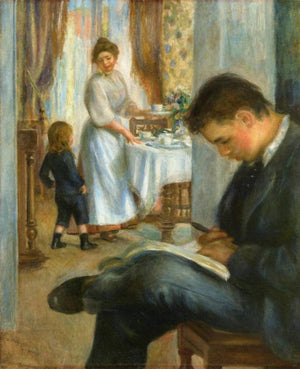 Breakfast at Berneval - Pierre-Auguste Renoir