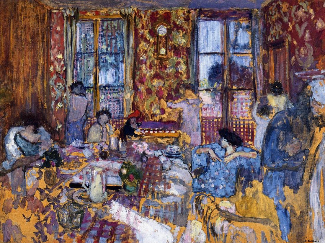 Breakfast at Villerville - Edouard Vuillard