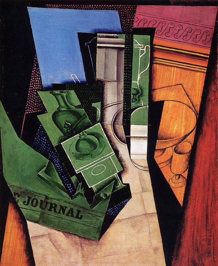 Breakfast by Juan Gris — hand-painted abstract oil painting reproduction on canvas