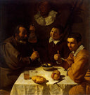 Breakfast by Diego Velazquez — hand-painted portrait oil painting reproduction on canvas
