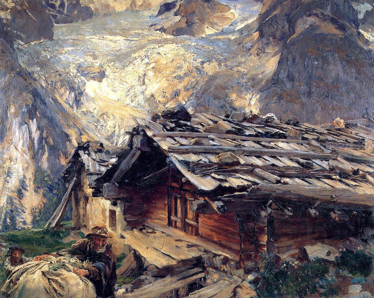 Brenva Glacier - John Singer Sargent