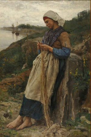 A Fisherman's Daughter - Jules Breton