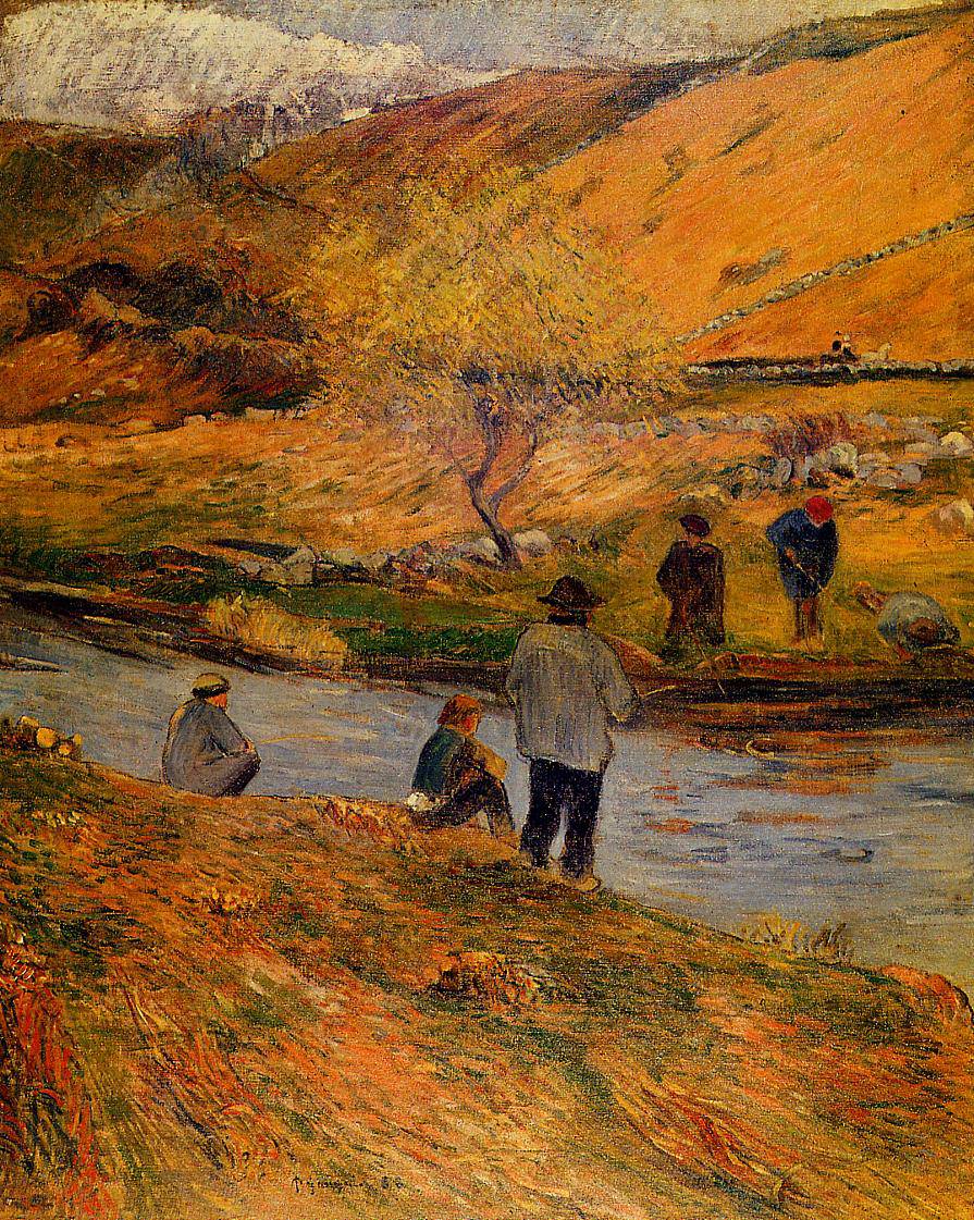 Breton Fisherman - Paul Gauguin