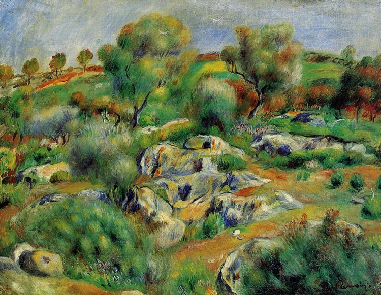 Breton Landscape - Pierre-Auguste Renoir