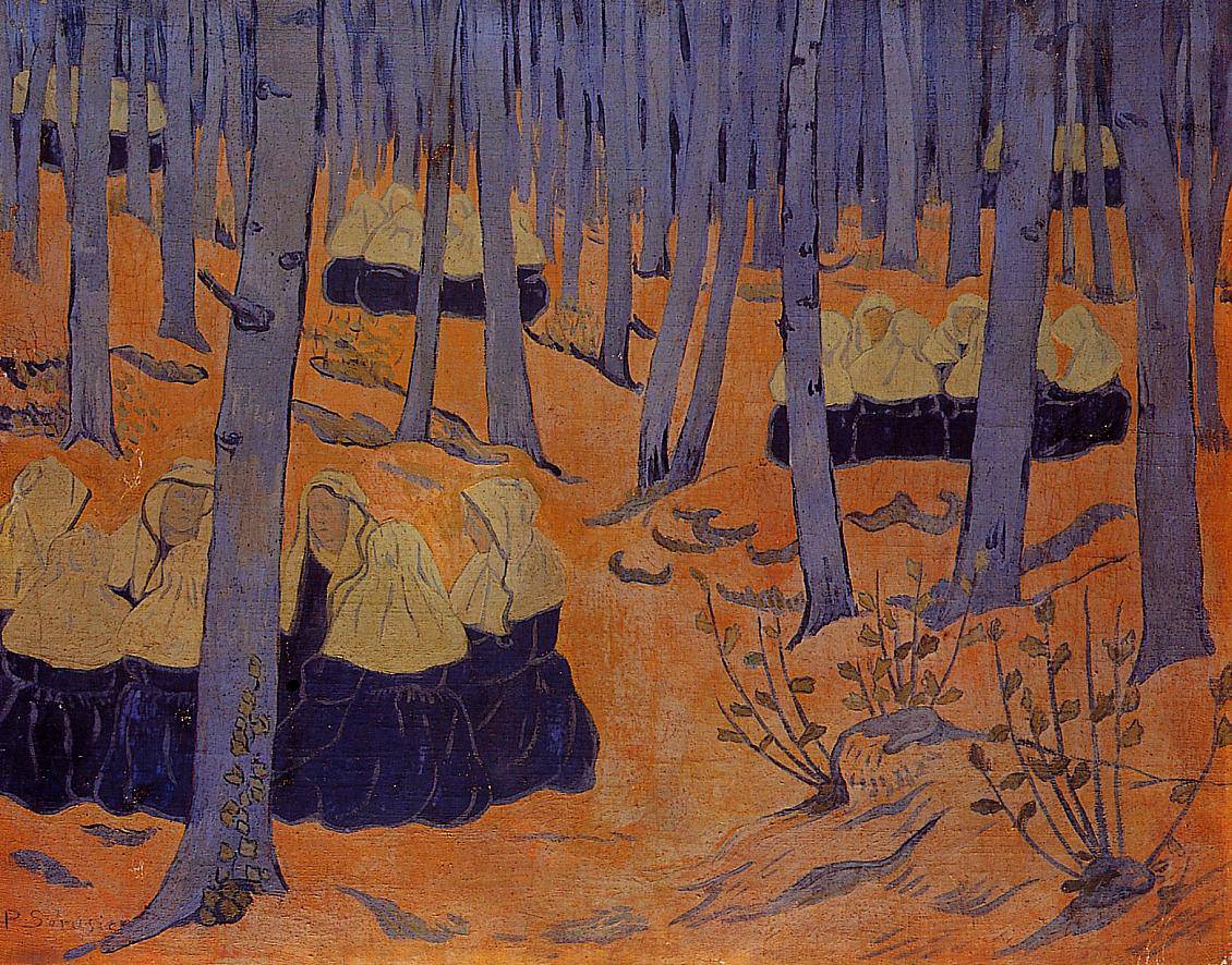 Breton Women, the Meeting in the Sacred Grove - Paul Serusier