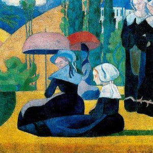 Breton Women with Parasols