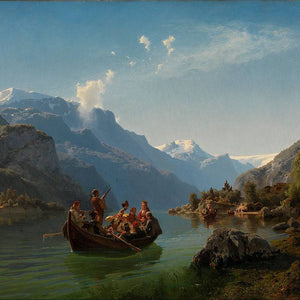 Bridal Procession on the Hardangerfjord