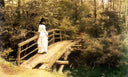 Bridge in Abramtsevo by Ilya Repin — photography oil painting wall art, Realism