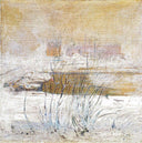 Bridge in Winter by John Henry Twachtman — rural oil painting wall art, Impressionism