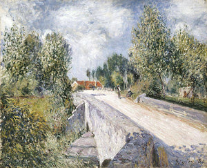 Bridge over the Orvanne near Moret - Alfred Sisley