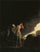Brigand Stripping a Woman in hallway