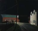 Bright Light at Russell's Corners by George Ault — hand-painted architectural oil painting reproduction on canvas