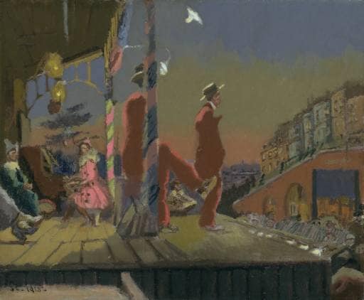 Brighton Pierrots by Walter Sickert — hand-painted abstract oil painting reproduction on canvas