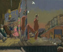 Brighton Pierrots by Walter Sickert — hand-painted abstract oil painting reproduction on canvas