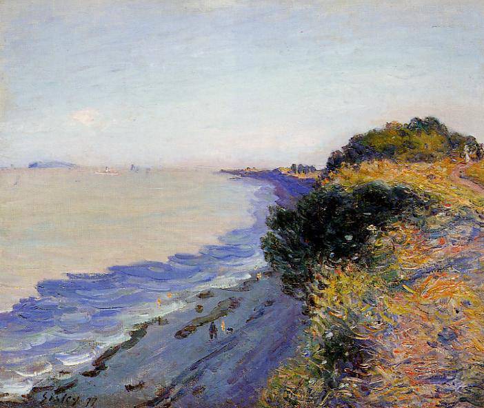 Bristol Channel from Penarth, Evening - Alfred Sisley