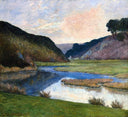 Brittany by Maxime Maufra — valley oil painting wall art, Post Impressionism