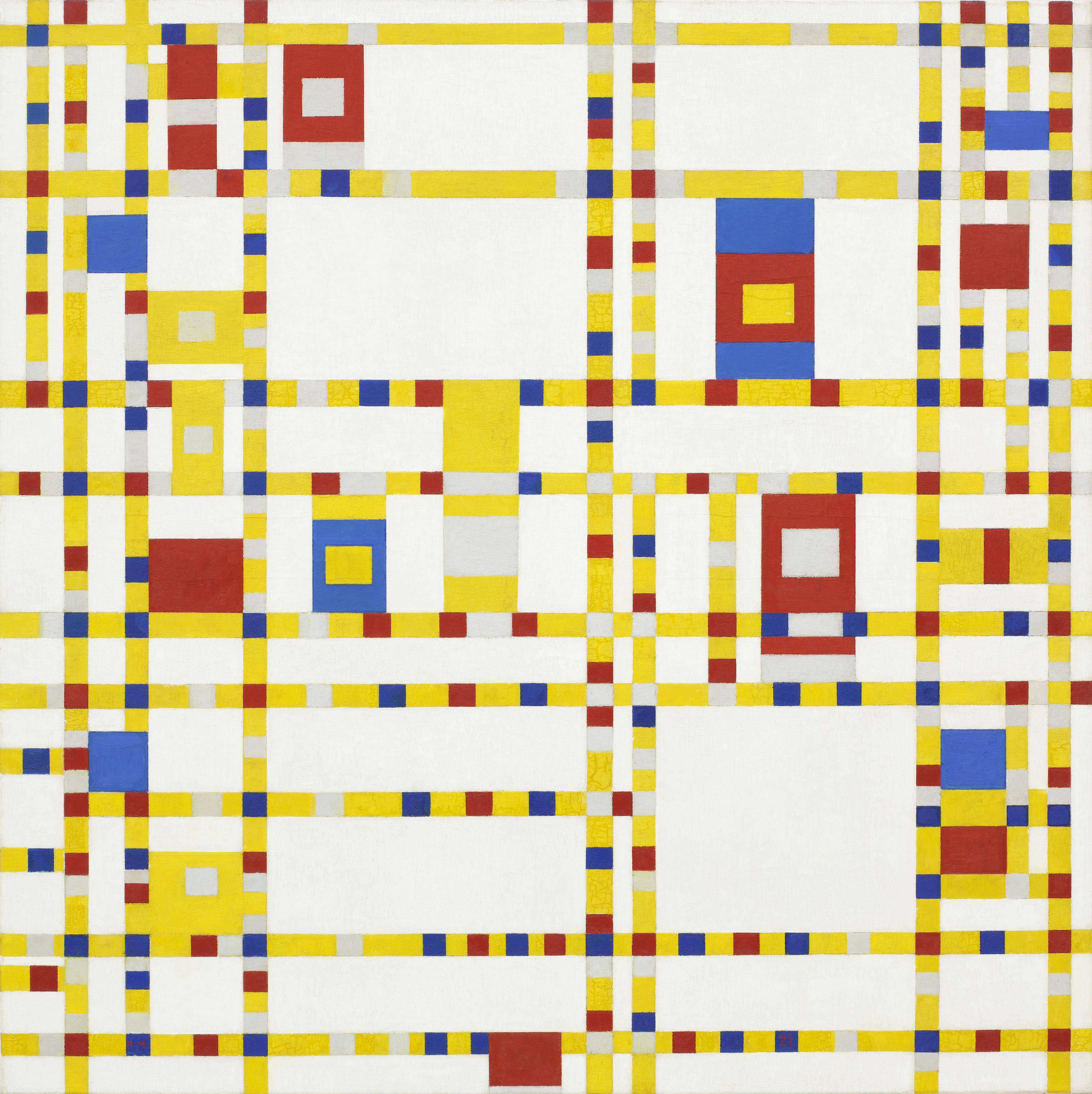 Broadway Boogie Woogie - Piet Mondrian