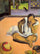 Brooding Woman in study