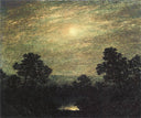 Brook by Moonlight by Ralph Blakelock — hand-painted botanical oil painting reproduction on canvas