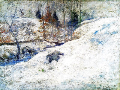 Brook in Winter in bedroom