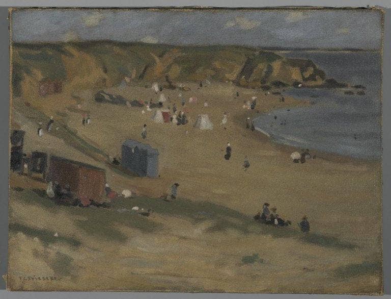 Le Pouldu Landscape by Frederick Carl Frieseke — hand-painted landscape oil painting reproduction on canvas