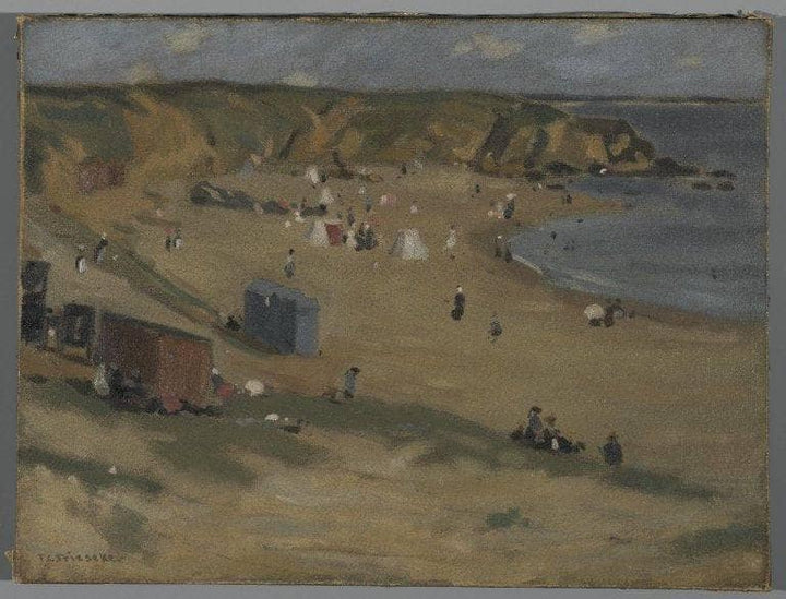 Le Pouldu Landscape by Frederick Carl Frieseke — hand-painted landscape oil painting reproduction on canvas