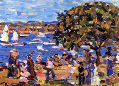 Buck's Harbor in entryway