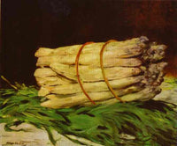 Bundle of Asparagus by Edouard Manet — hand-painted still oil painting reproduction on canvas