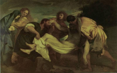 Burial of Jesus in home office