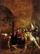 Burial of Saint Lucy by Caravaggio — religion oil painting wall art, Baroque
