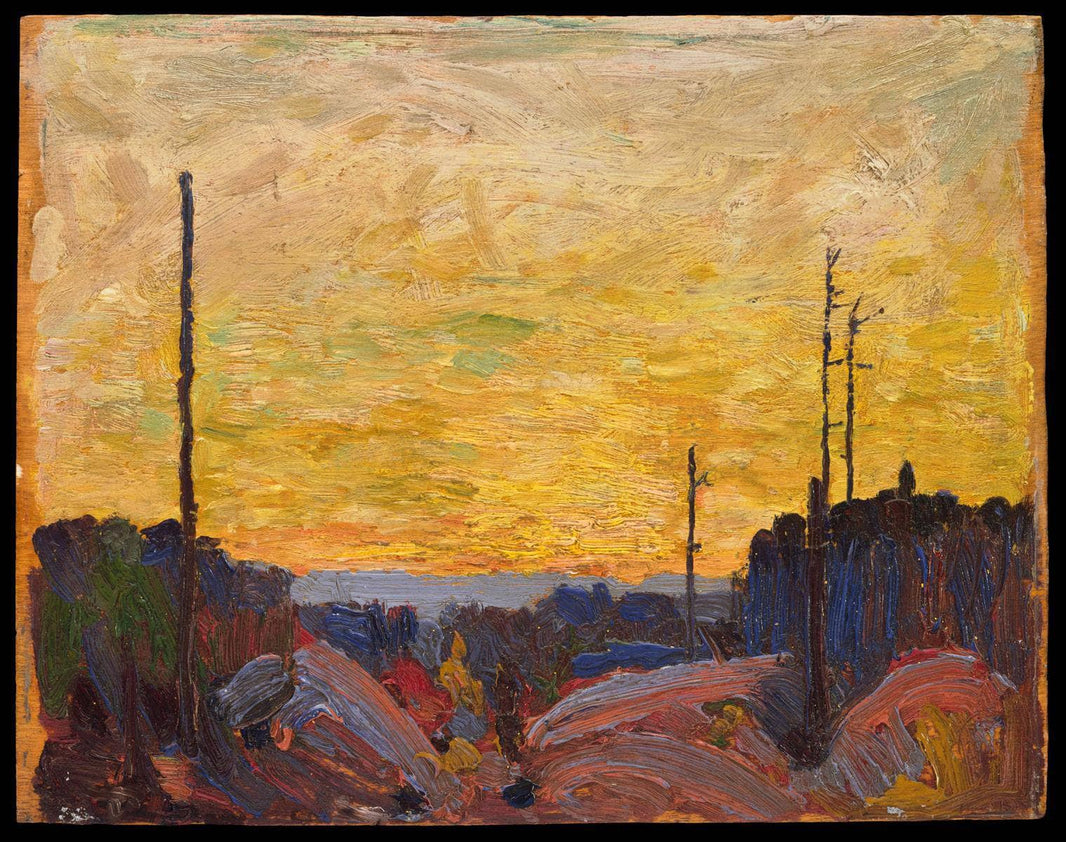Burned Over Land by Tom Thomson — hand-painted abstract oil painting reproduction on canvas
