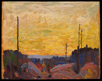 Burned Over Land by Tom Thomson — hand-painted abstract oil painting reproduction on canvas