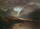 Buttermere Lake, with Part of Cromackwater, Cumberland, a Shower by J.M.W. Turner — hand-painted eco oil painting reproduction on canvas