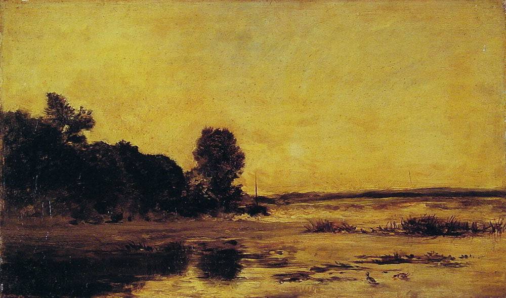 By the sea - Charles-Francois Daubigny