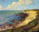 By the Sea by Gustave Loiseau — hand-painted landscape oil painting reproduction on canvas
