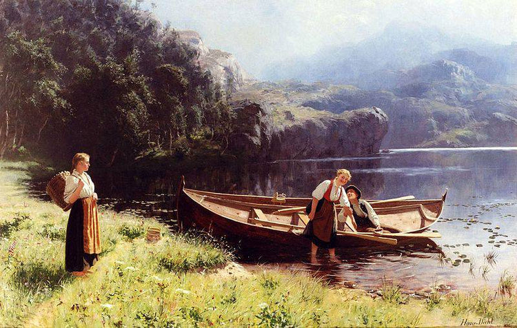 By the Water's Edge - Hans Dahl