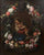 Virgin and Child in a crown of flowers in study