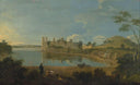 Caernarvon Castle by Richard Wilson — hand-painted landscape oil painting reproduction on canvas