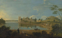 Caernarvon Castle by Richard Wilson — hand-painted landscape oil painting reproduction on canvas
