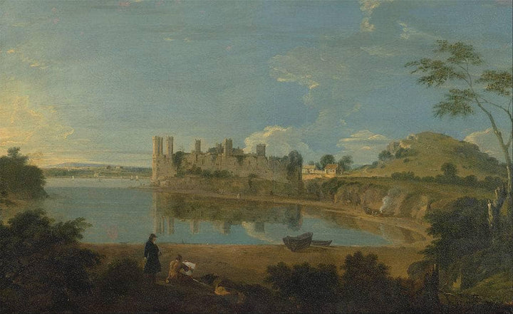 Caernarvon Castle by Richard Wilson — hand-painted landscape oil painting reproduction on canvas