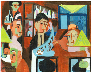 Café in Davos - Ernst Ludwig Kirchner