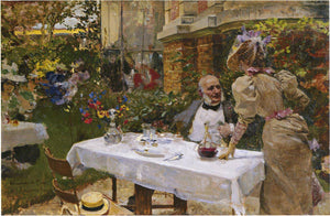 Cafe in Paris - Joaquín Sorolla