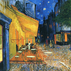 Café Terrace at Night (Place du Forum, Arles) by Vincent van Gogh — Oil Painting Reproduction