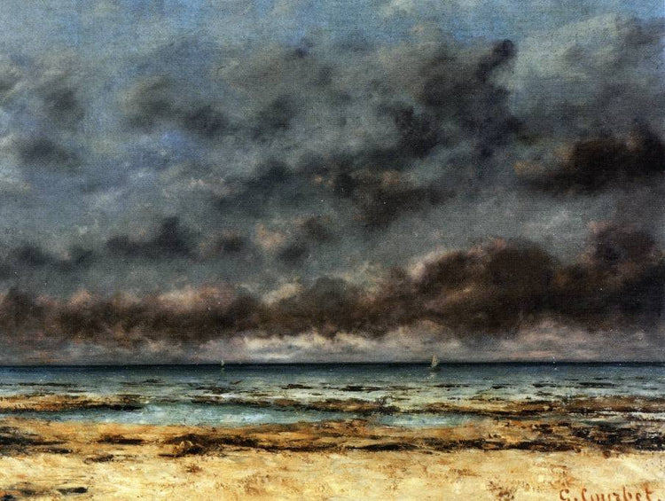 Calm Seas - Gustave Courbet