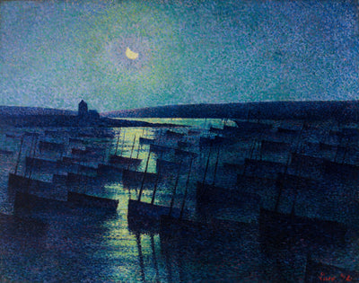 Camaret, Moonlight and Fishing Boats in bedroom