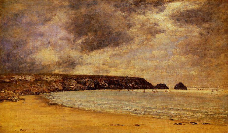 Camaret, the Bay - Eugene Boudin