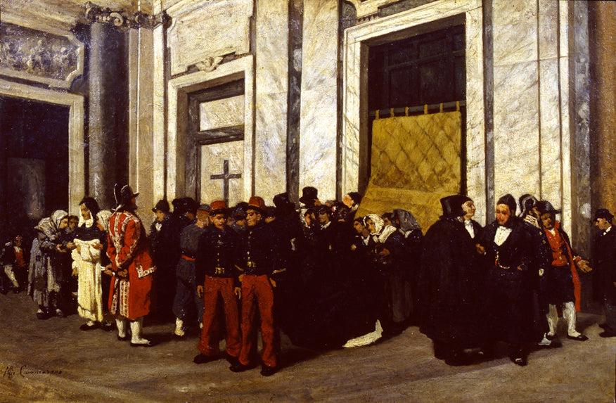 Entrance hall of Santa Maria Maggiore - Michele Cammarano