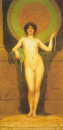 Campaspe by John William Godward, male oil painting wall art, Neoclassicism
