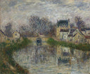 Canal at Moret by Gustave Loiseau — hand-painted botanical oil painting reproduction on canvas
