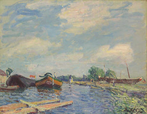 Canal at Saint Mammes - Alfred Sisley